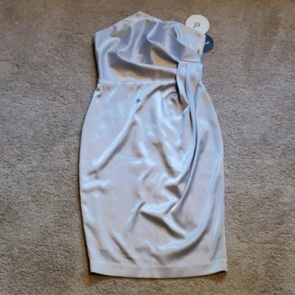 🎉 Grace & Heart strapless Drape front Dress 🎉